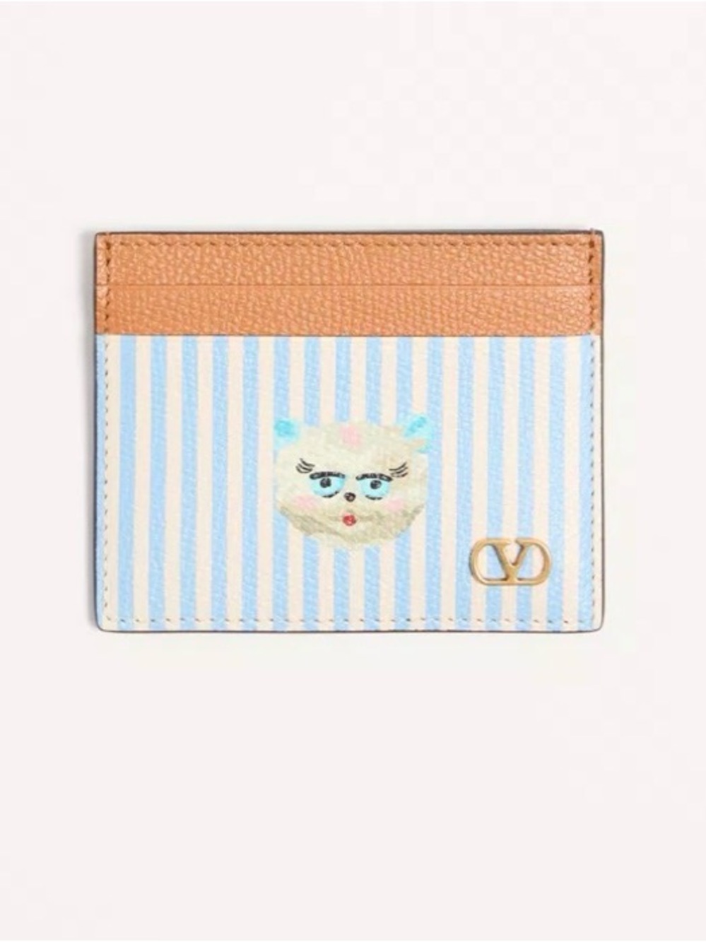 NWT Valentino Garavani VLogo Signature Wallet in Le Chat de la Maison Print